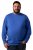 Men+ 313 Langærmet T-shirt bellyfit Koboltblå - T-shirts - T-shirts i store størrelser - 2XL-14XL