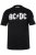 JP1880 AC/DC Classic Logo Band T-Shirt Black - T-shirts - T-shirts i store størrelser - 2XL-14XL