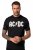 JP1880 AC/DC Classic Logo Band T-Shirt Black - T-shirts - T-shirts i store størrelser - 2XL-14XL