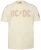 JP1880 836411 AC/DC Classic Logo T-shirt Sandgrå - Band T-shirts - Band T-shirts til mænd
