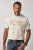 JP1880 836411 AC/DC Classic Logo T-shirt Sandgrå - Band T-shirts - Band T-shirts til mænd