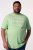 Men+ 424 T-shirt Trout Trophy Mintgrøn - T-shirts - T-shirts i store størrelser - 2XL-14XL