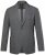JP1880 Rimini Flexnamic Stribet jerseyblazer Koksgrå - Habitter og blazere - Habitter og jakkesæt i store størrelser