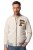 JP1880 836786 Collegejakke med emblem Benhvid - Jakker - Jakker i store størrelser, 2XL- 12XL