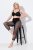 Ulla Popken 836800 Strømpeleggings Sort - Strømpebukser & strømper - 