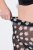 Ulla Popken 836803 Blomstrede antigniv-shorts Sort - Antigniv-shorts - 