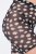 Ulla Popken 836803 Blomstrede antigniv-shorts Sort - Antigniv-shorts - 