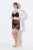 Ulla Popken 836805 Prikkede antigniv-shorts Sort - Antigniv-shorts - 