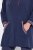 Ulla Popken 837190 Loungeponcho med hætte Mørklilla - Pyjama/Loungewear - 