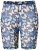 Ulla Popken 837676 Mønstrede antigniv-shorts Sort - Antigniv-shorts - 
