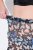 Ulla Popken 837676 Mønstrede antigniv-shorts Sort - Antigniv-shorts - 