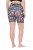 Ulla Popken 837676 Mønstrede antigniv-shorts Sort - Antigniv-shorts - 