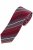 JP1880 837687 Stribet silkeslips ekstralang Rød - Slips og butterfly - 