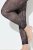 Ulla Popken 837935 Mønstrede strømpeleggings Sort - Strømpebukser & strømper - 