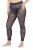 Ulla Popken 837935 Mønstrede strømpeleggings Sort - Strømpebukser & strømper - 
