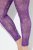 Ulla Popken 837935 Mønstrede strømpeleggings Violet - Strømpebukser & strømper - 