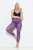 Ulla Popken 837935 Mønstrede strømpeleggings Violet - Strømpebukser & strømper - 