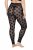 Ulla Popken 837949 Mønstrede strømpeleggings Sort - Strømpebukser & strømper - 