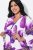 Ulla Popken 838105 Åben cardigan med bindebånd Violet - Cardigans - Cardigans i store størrelser