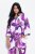 Ulla Popken 838105 Åben cardigan med bindebånd Violet - Cardigans - Cardigans i store størrelser
