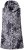 Ulla Popken 838435 Lang quiltet vest med tryk Sort - Veste - 