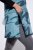 Ulla Popken 838435 Lang quiltet vest med tryk Grågrøn - Veste - 