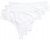 Ulla Popken 838637 Stringtrusser 3-pak Hvid - Trusser - 