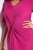 Ulla Popken 838765 Kortærmet jerseykjole med V-hals Rosa - Kjoler - Kjoler til alle størrelser