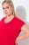 Ulla Popken 839896 Jerseykjole med similisten Rosa - Aftenkjoler - Festkjoler i plus size