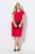 Ulla Popken 839896 Jerseykjole med similisten Rosa - Aftenkjoler - Festkjoler i plus size