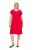 Ulla Popken 839896 Jerseykjole med similisten Rosa - Aftenkjoler - Festkjoler i plus size
