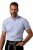 JP1880 Shirt Traditional Short Sleeve Checked Light Blue - Skjorter - Skjorter til store mænd 2XL- 8XL