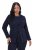 Ulla Popken 841163 Jerseyblazer i jacquard Mørkeblå - Blazere - Blazere i plusstørrelser til kvinder