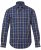 JP1880 Checked Shirt Long Sleeve Kent Collar Anthracite - Skjorter - Skjorter til store mænd 2XL- 8XL