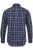 JP1880 Checked Shirt Long Sleeve Kent Collar Anthracite - Skjorter - Skjorter til store mænd 2XL- 8XL