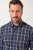 JP1880 Checked Shirt Long Sleeve Kent Collar Anthracite - Skjorter - Skjorter til store mænd 2XL- 8XL