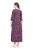 Ulla Popken 841219 Blomstret maxikjole Mørklilla - Maxikjoler - Maxikjoler i plus size
