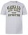 JP1880 T-shirt Short Sleeve Chest Print Grey Melange - T-shirts - T-shirts i store størrelser - 2XL-14XL
