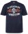 JP1880 T-Shirt Short Sleeve Chest Print Navy - T-shirts - T-shirts i store størrelser - 2XL-14XL