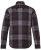JP1880 Shirt Flannel Long Sleeve Dark Brown - Skjorter - Skjorter til store mænd 2XL- 8XL