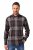 JP1880 Shirt Flannel Long Sleeve Dark Brown - Skjorter - Skjorter til store mænd 2XL- 8XL