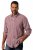 JP1880 Checked Flannel Shirt Long Sleeve Light Red - Skjorter - Skjorter til store mænd 2XL- 8XL