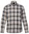 JP1880 Checked Flannel Shirt Long Sleeve Dark Dusty Pink - Skjorter - Skjorter til store mænd 2XL- 8XL