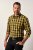 JP1880 Checked Shirt Long Sleeve Kent Collar Curry - Skjorter - Skjorter til store mænd 2XL- 8XL