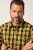 JP1880 Checked Shirt Long Sleeve Kent Collar Curry - Skjorter - Skjorter til store mænd 2XL- 8XL