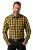 JP1880 Checked Shirt Long Sleeve Kent Collar Curry - Skjorter - Skjorter til store mænd 2XL- 8XL