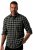 JP1880 Checked Flannel Shirt Long Sleeve Eucalyptus Green - Skjorter - Skjorter til store mænd 2XL- 8XL