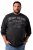 Men+ 612 Langærmet T-shirt Denim Brand Company Sort - T-shirts - T-shirts i store størrelser - 2XL-14XL