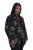 Ulla Popken 841901 Mønstret blazer Sort - Blazere - Blazere i plusstørrelser til kvinder