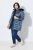 Ulla Popken 842013 Quiltet jakke Denimblå - Jakker - Dame jakker i store størrelser